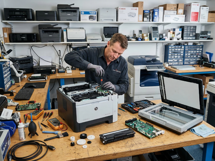 **Printer and Scanner Maintenance in Kuwait | ALmashora Printer Repair Company**
